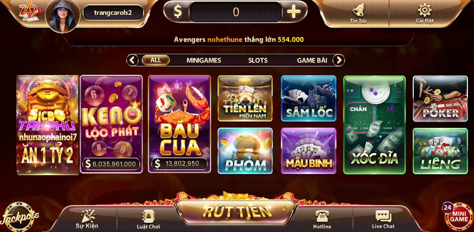 Giới thiệu Zowin  - Cổng game online các trò chơi cực hấp dẫn